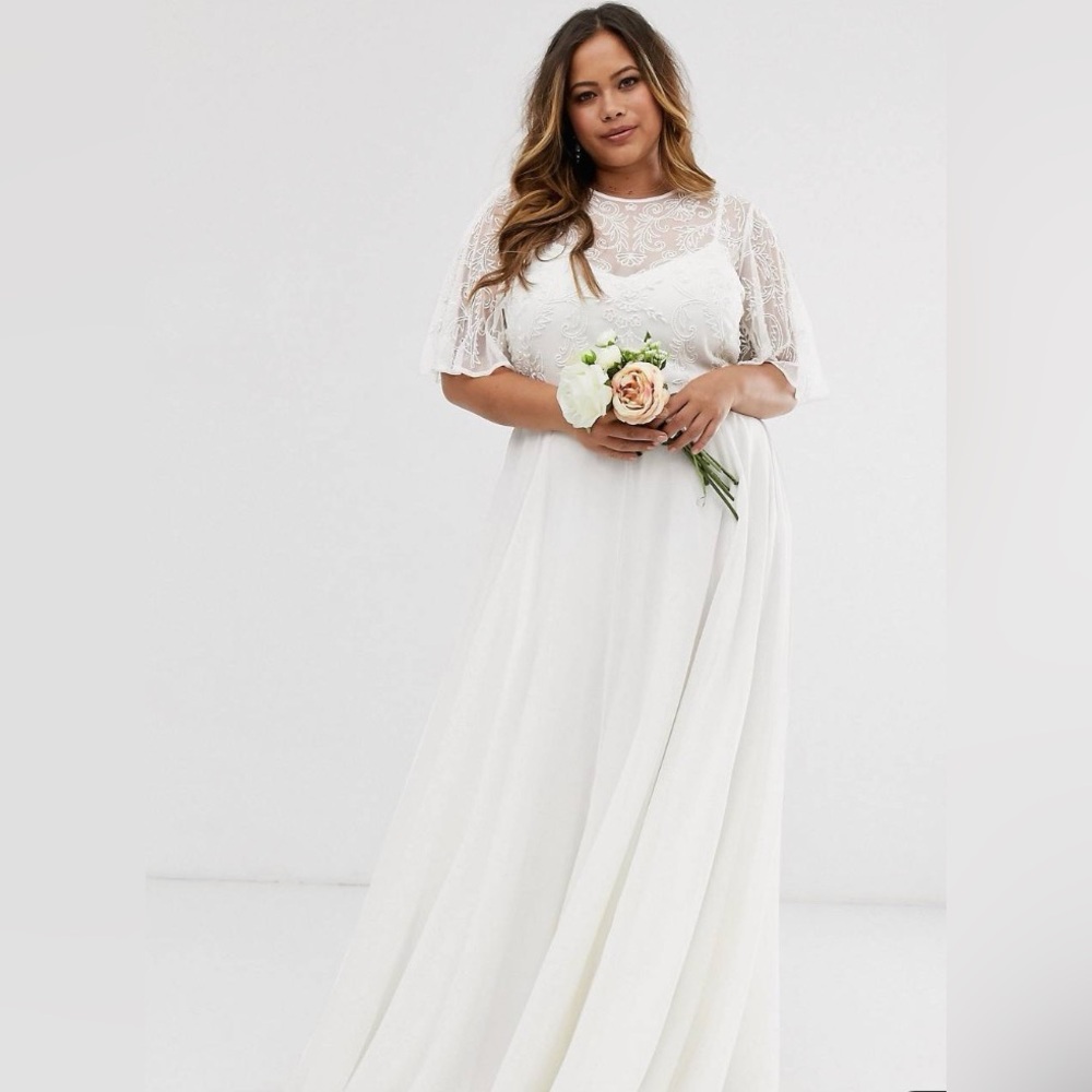 ASOS beaded bodice wedding dress